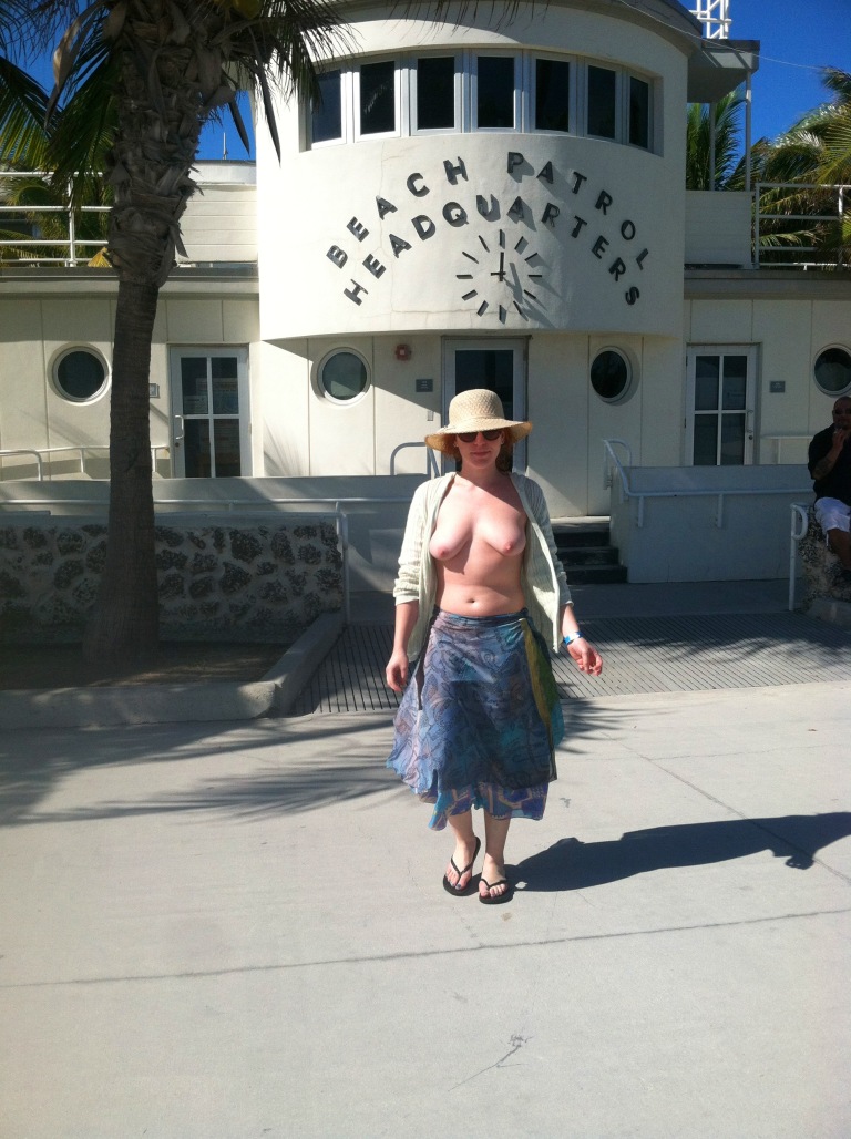 South Beach Topless Model - I Went Bare-chested in South Beach: The Good, The Bad and the Ugly â€“  breastsarehealthy